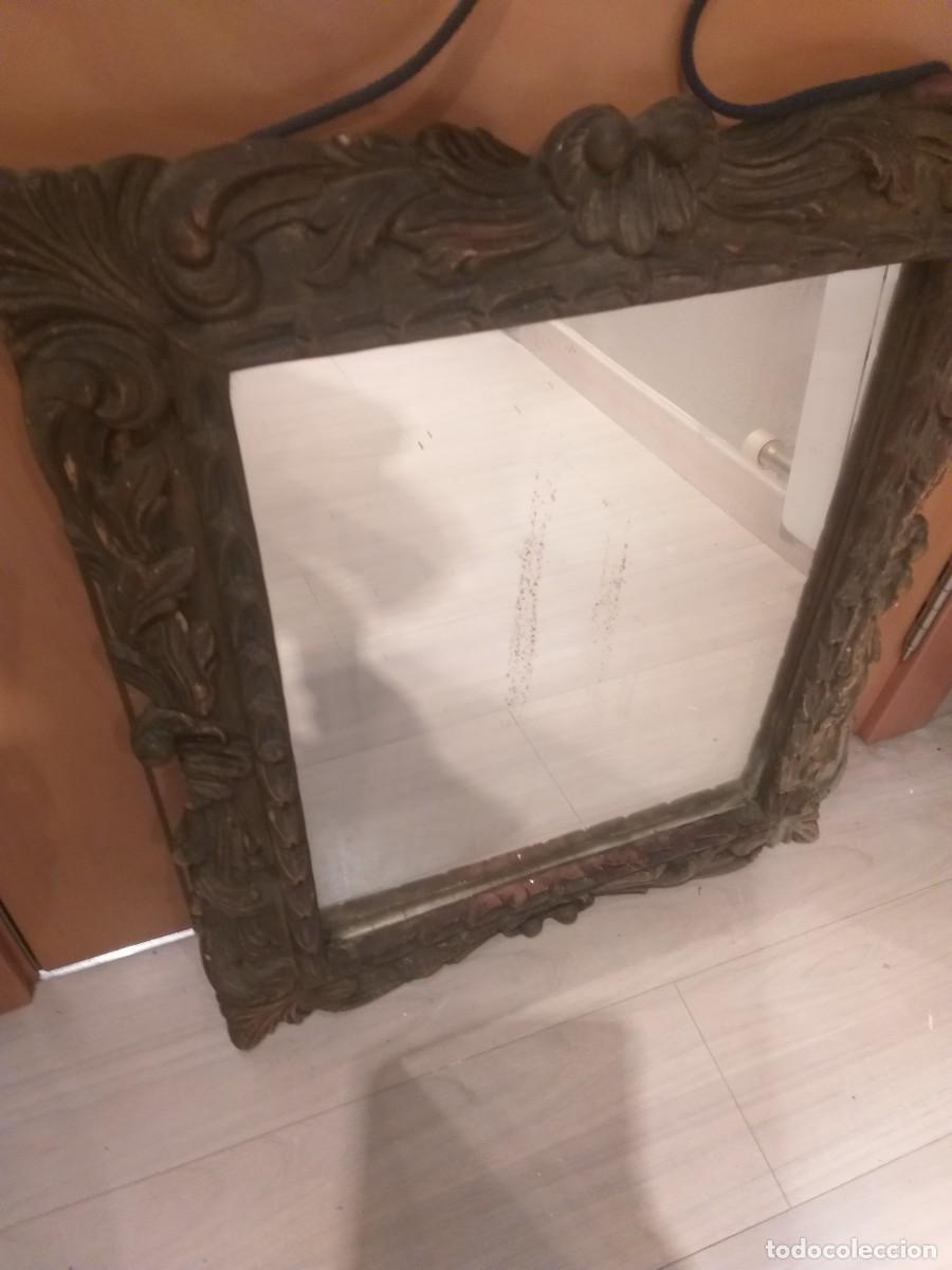 Antig&uuml;edades: espejo antiguo marco madera - Foto 2