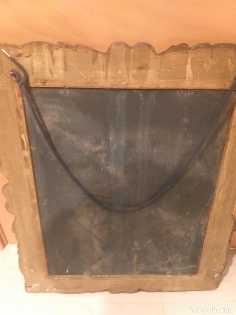 Antig&uuml;edades: espejo antiguo marco madera - Foto 6