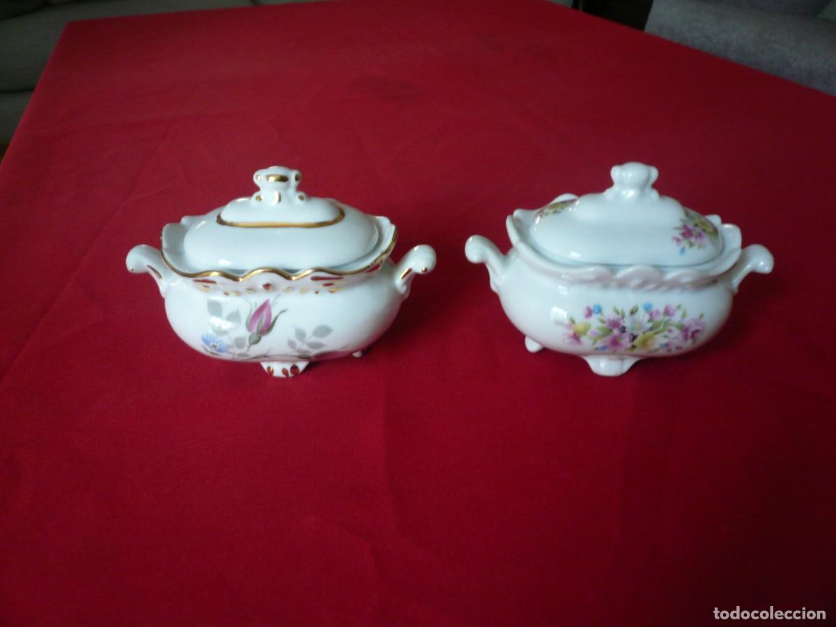 Antig&uuml;edades: SOPERA DE PORCELANA MINI. LOTE DE 2 - Foto 2