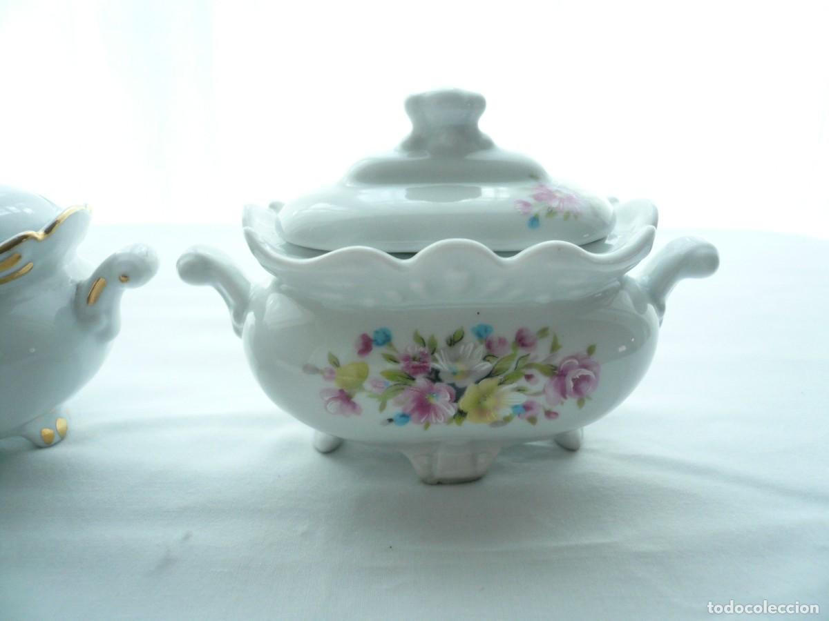 Antig&uuml;edades: SOPERA DE PORCELANA MINI. LOTE DE 2 - Foto 17