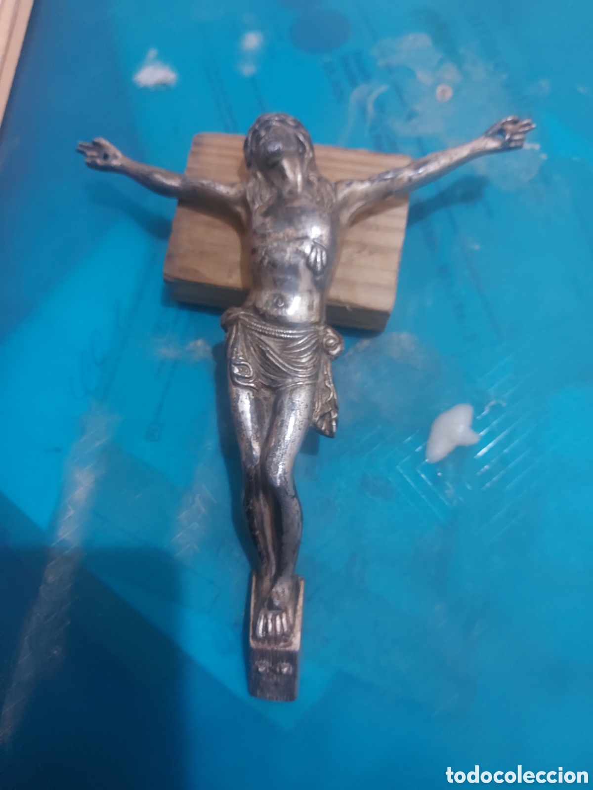 Antig&uuml;edades: un Cristo peque&ntilde;o del ol - Foto 2