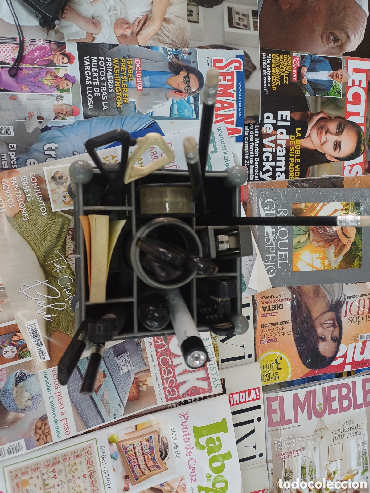 Antig&uuml;edades: Portal&aacute;pices Vintage - Foto 2