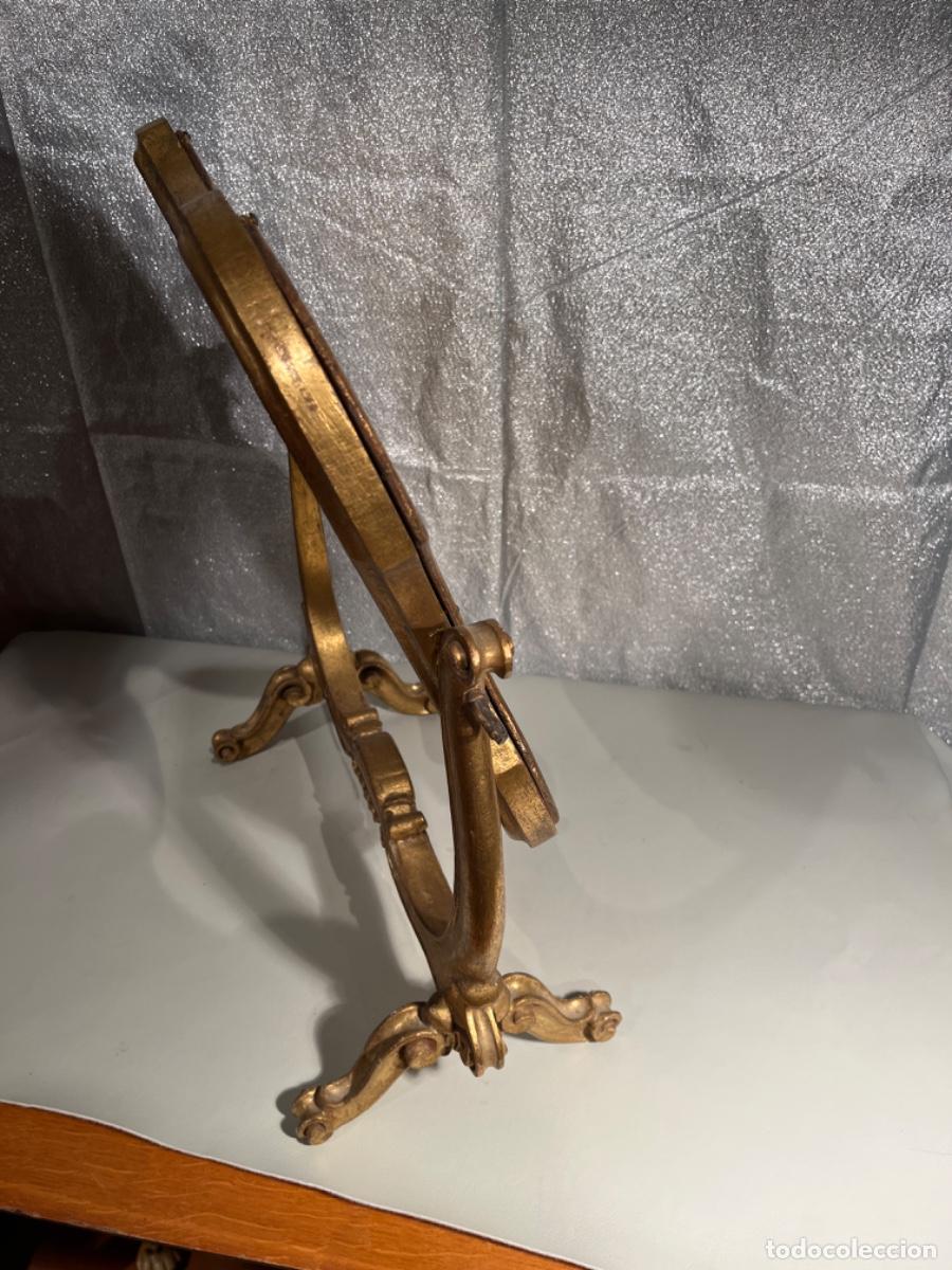 Antig&uuml;edades: Espejo siglo XIX De tocador - Foto 4