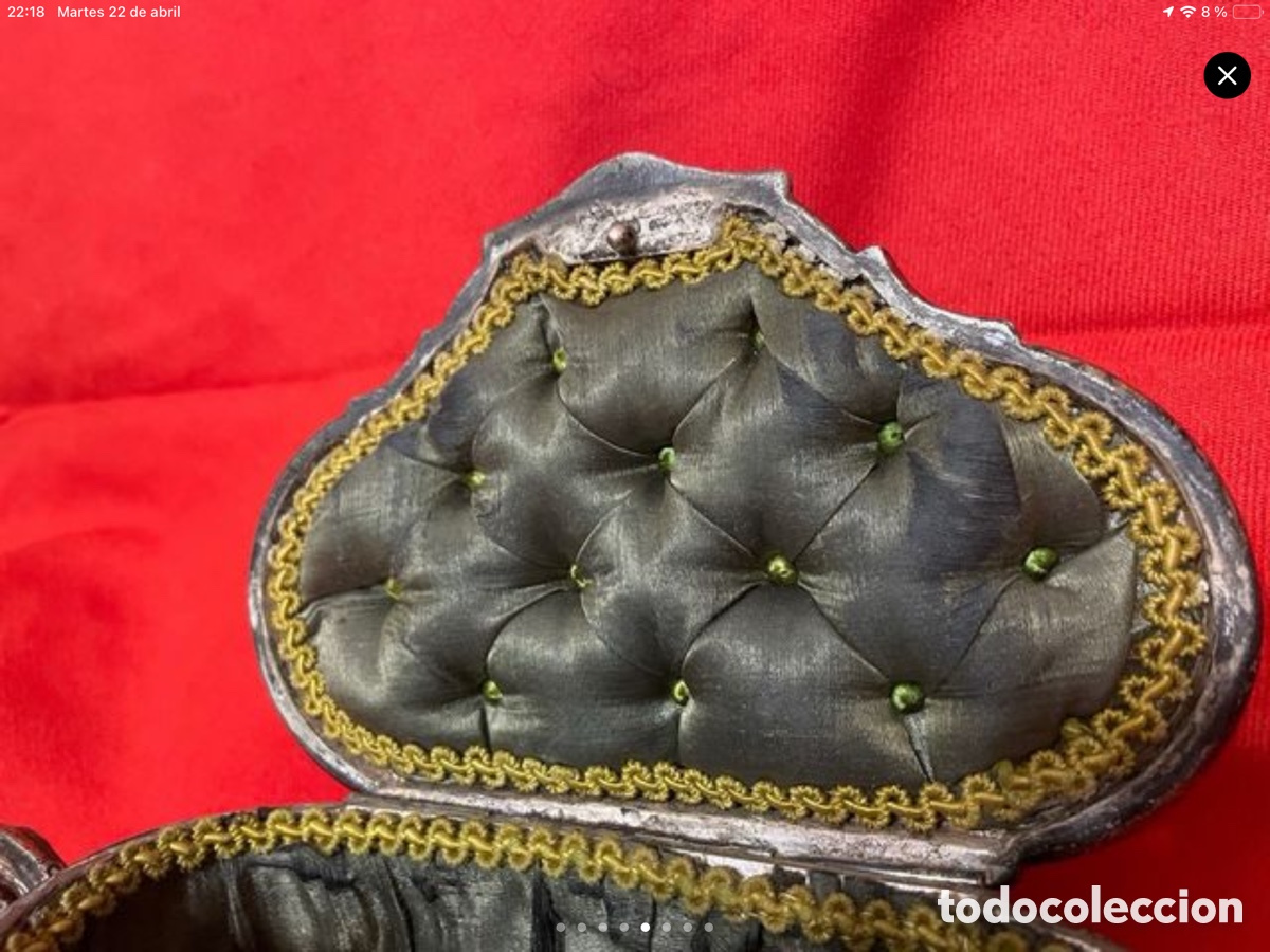 Antig&uuml;edades: Joyero de peltre Art Dec&oacute; - Foto 5