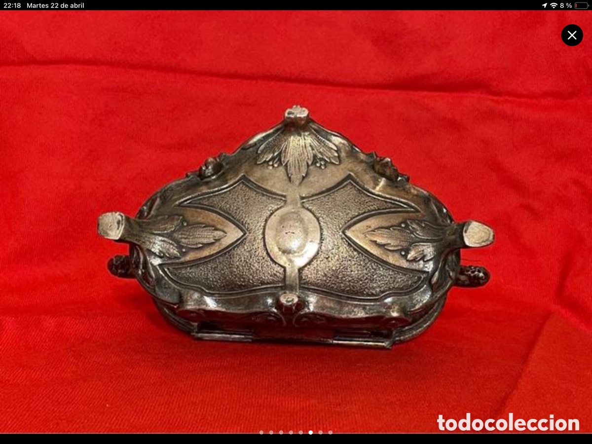 Antig&uuml;edades: Joyero de peltre Art Dec&oacute; - Foto 6