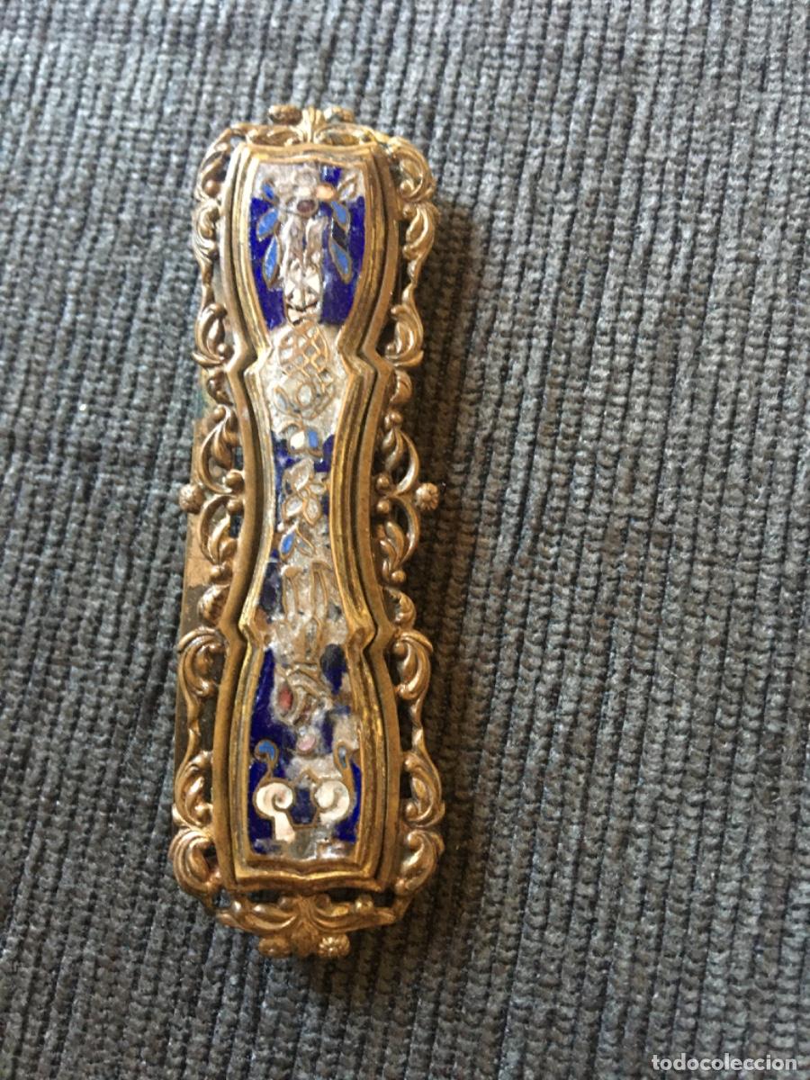 Antig&uuml;edades: Hebilla xix esmaltes bronce - Foto 4