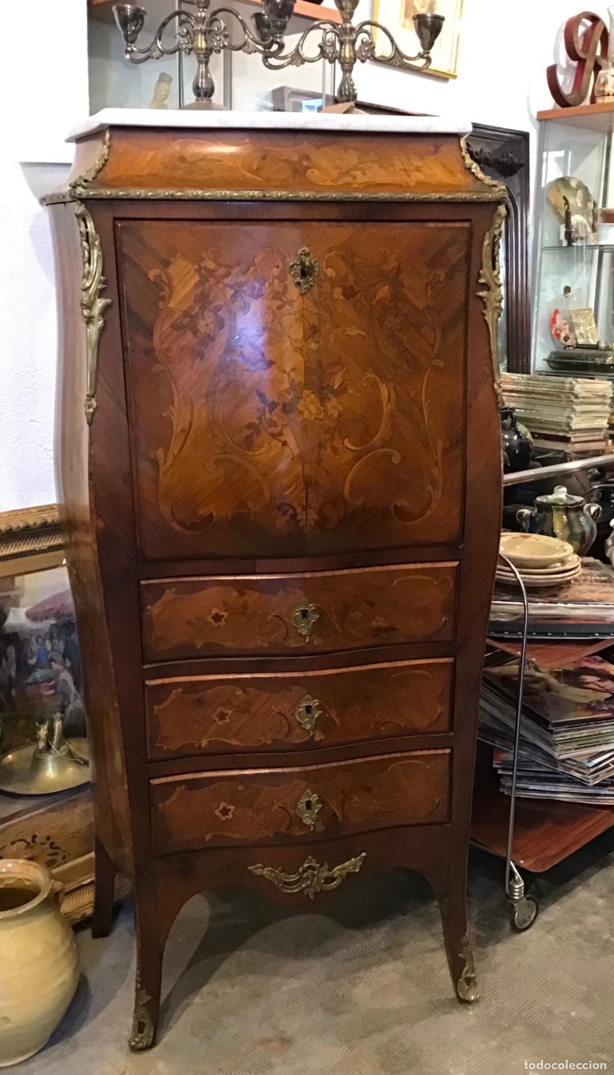 Antig&uuml;edades: CHIFONIER ESCRITORIO ESTILO LUIS XV - Foto 2