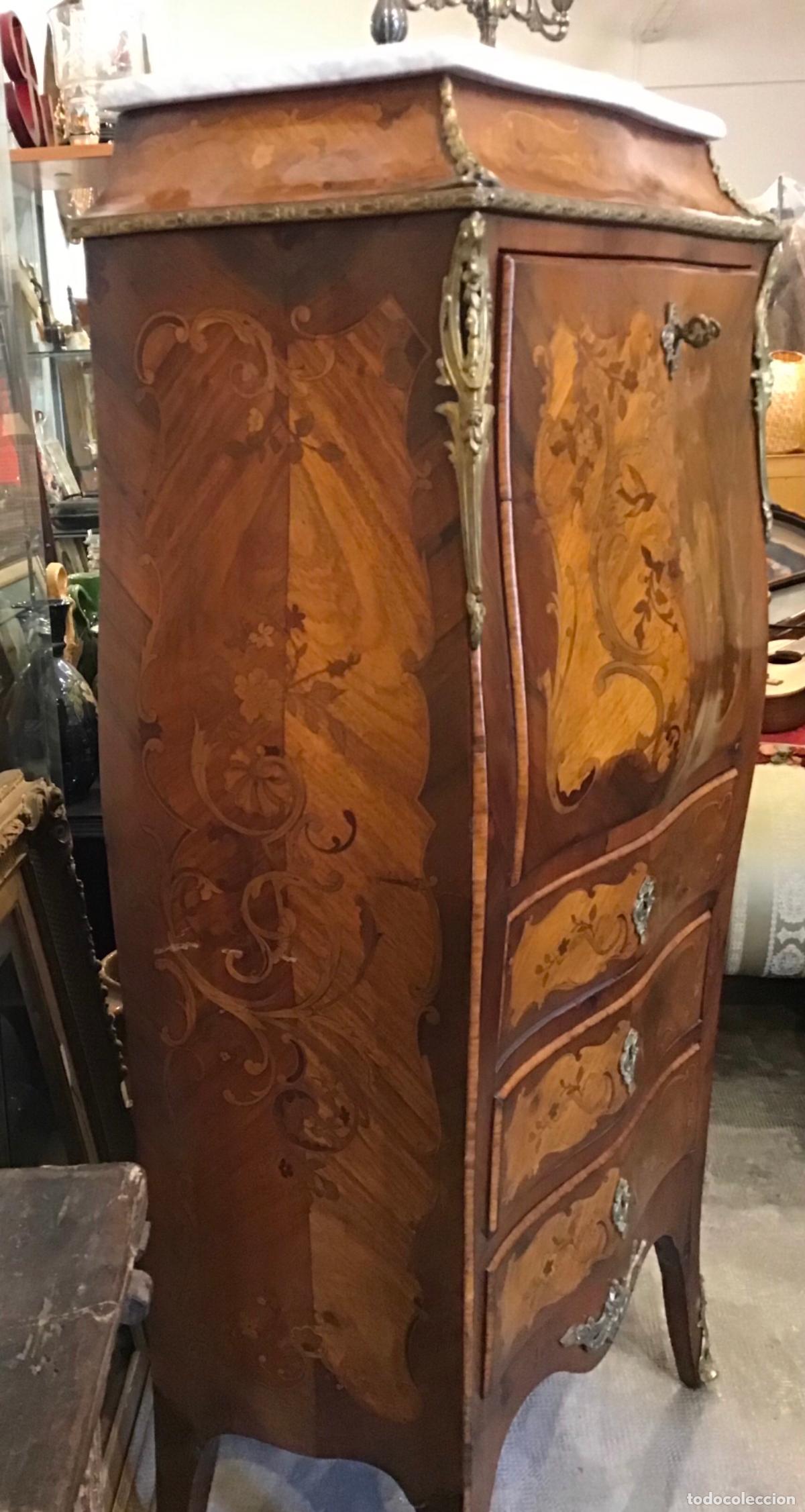 Antig&uuml;edades: CHIFONIER ESCRITORIO ESTILO LUIS XV - Foto 7