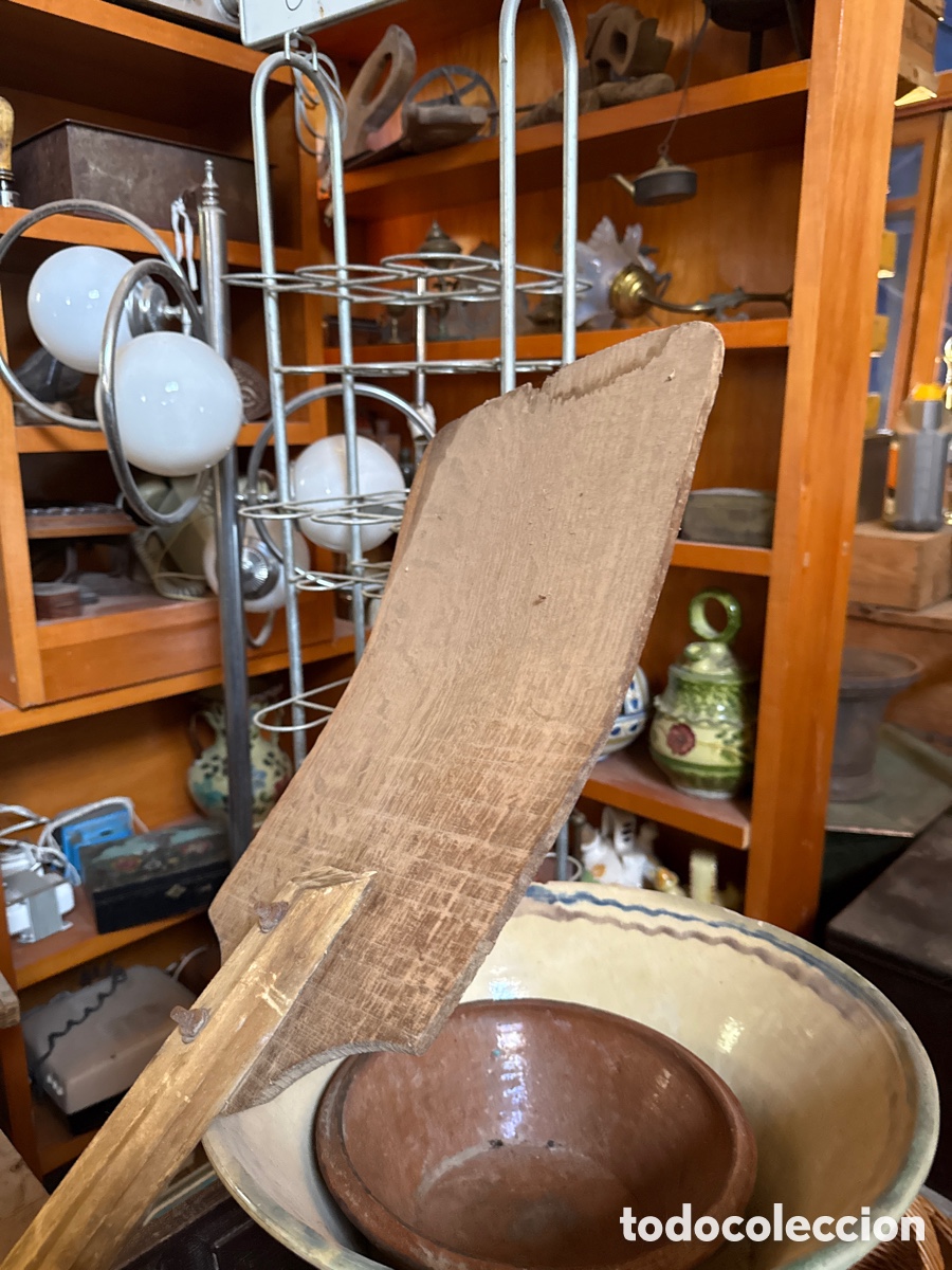 Antig&uuml;edades: Pala antigua para trillar de madera - Foto 2
