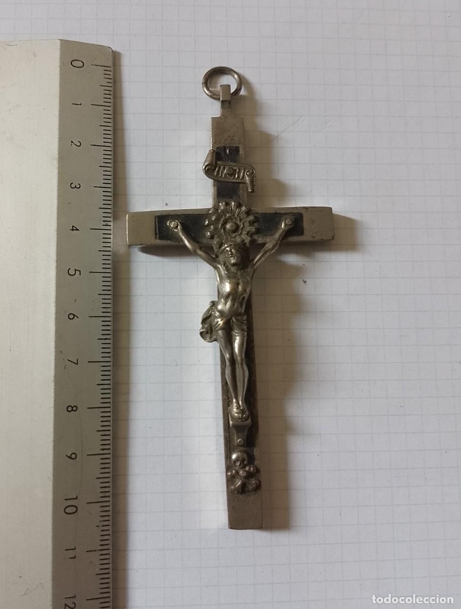 Antig&uuml;edades: Antiguo crucifijo de 10cm - Foto 1