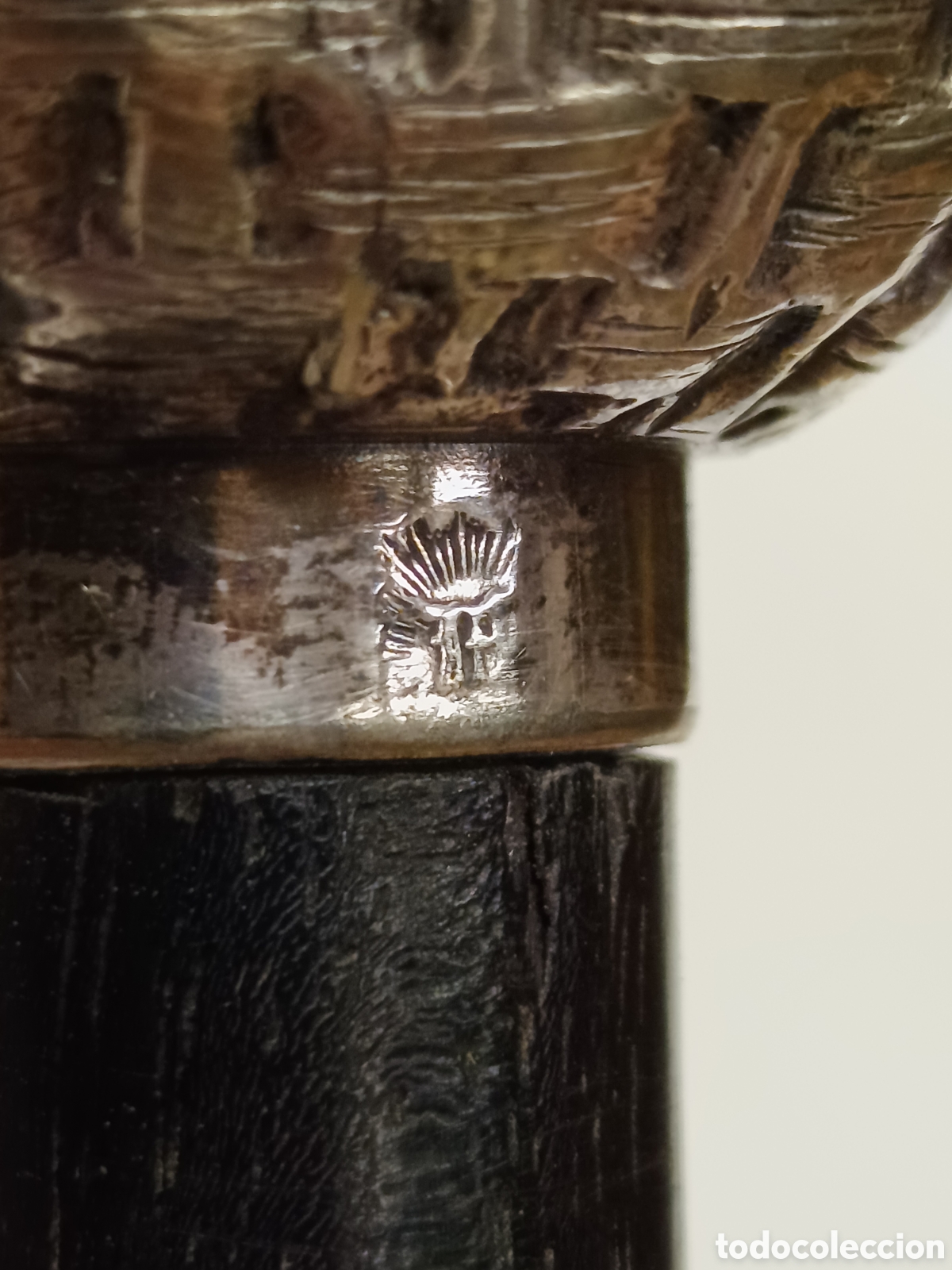 Antig&uuml;edades: Bast&oacute;n madera de &eacute;bano - Foto 9