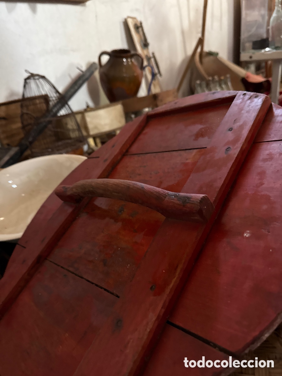 Antig&uuml;edades: Tala de madera de tinaja de bodega - Foto 2