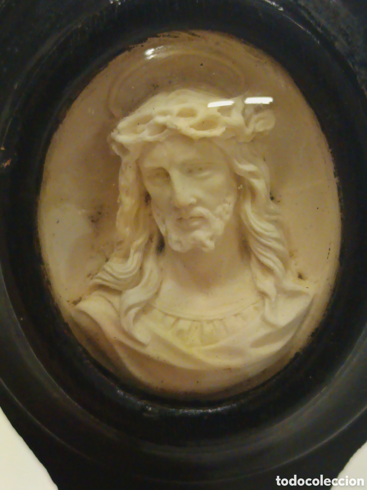 Antig&uuml;edades: Benditera Jes&uacute;s espuma de mar - Foto 2