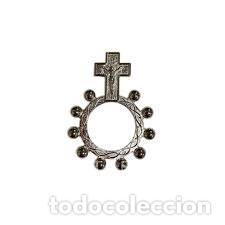 Antig&uuml;edades: Rosario de dedo plateado - Foto 1