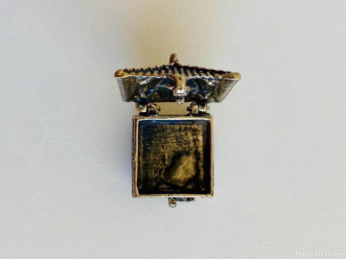Antig&uuml;edades: pastillero plata 800 - Foto 6