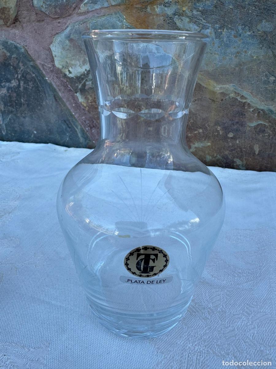 Antig&uuml;edades: Jarra y vaso de cristal - Foto 1