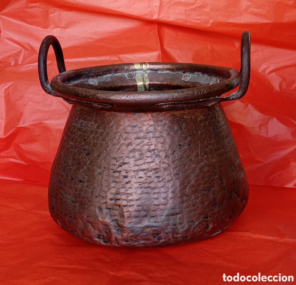 Antig&uuml;edades: CALDERO COBRE ANTIGUO - Foto 6