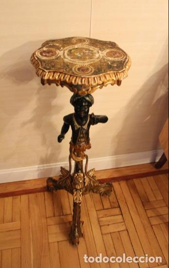 Antig&uuml;edades: Mesa auxiliar velador - Foto 1