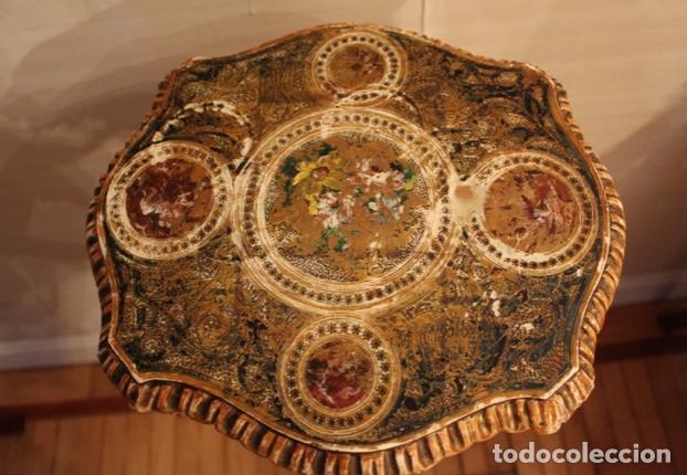 Antig&uuml;edades: Mesa auxiliar velador - Foto 3