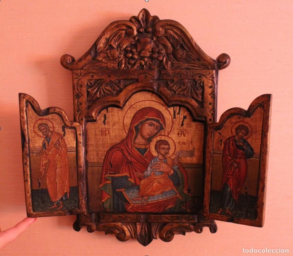 Antig&uuml;edades: Icono &ldquo;Virgen de Eleusia&rdquo; - Foto 1