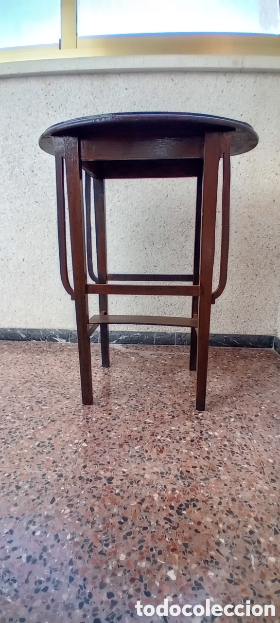 Antig&uuml;edades: MESA ANTIGUA AUXILIAR OVALADA - Foto 3