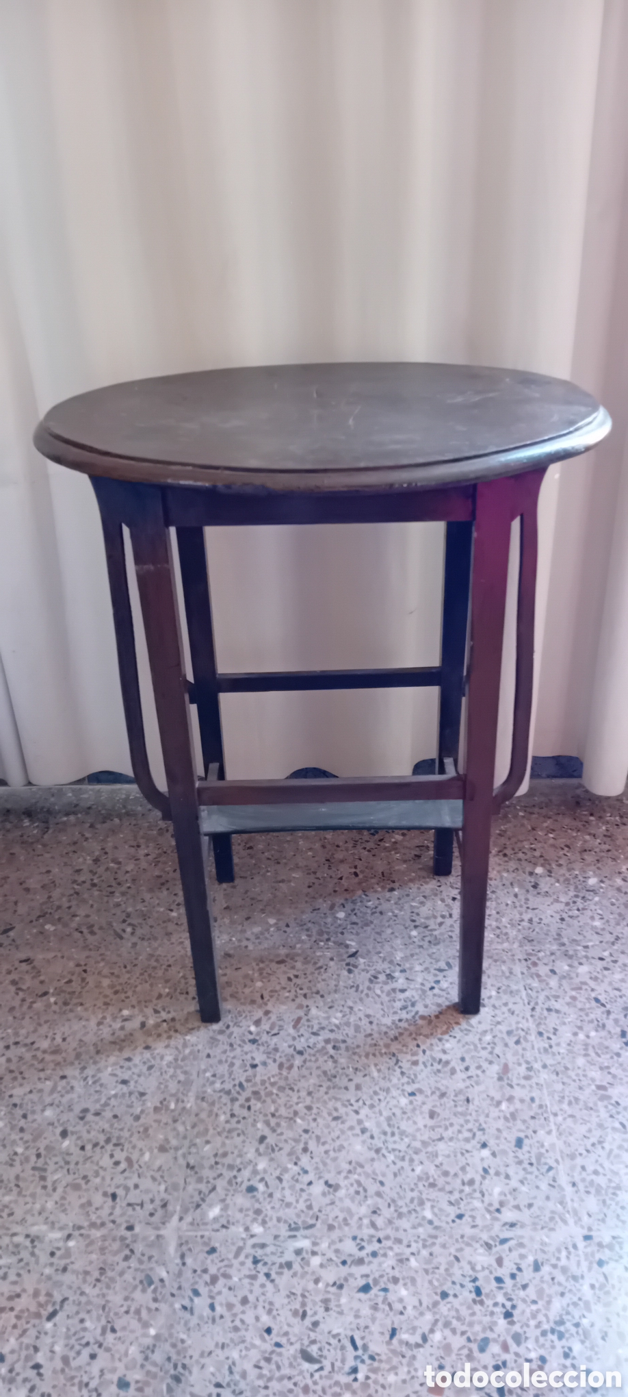 Antig&uuml;edades: MESA ANTIGUA AUXILIAR OVALADA - Foto 9