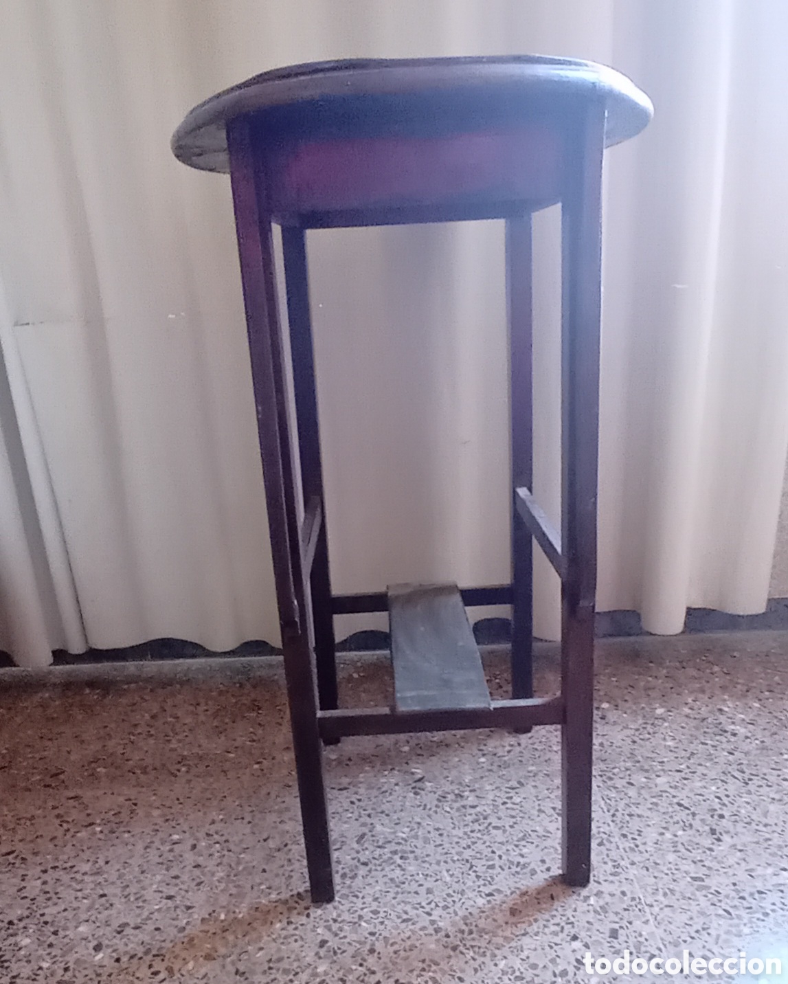 Antig&uuml;edades: MESA ANTIGUA AUXILIAR OVALADA - Foto 10