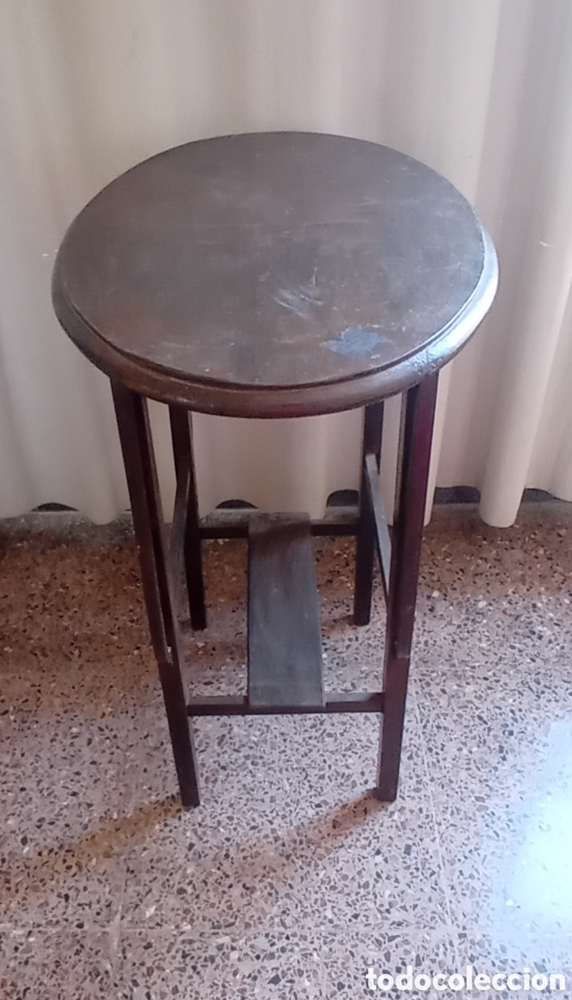 Antig&uuml;edades: MESA ANTIGUA AUXILIAR OVALADA - Foto 11