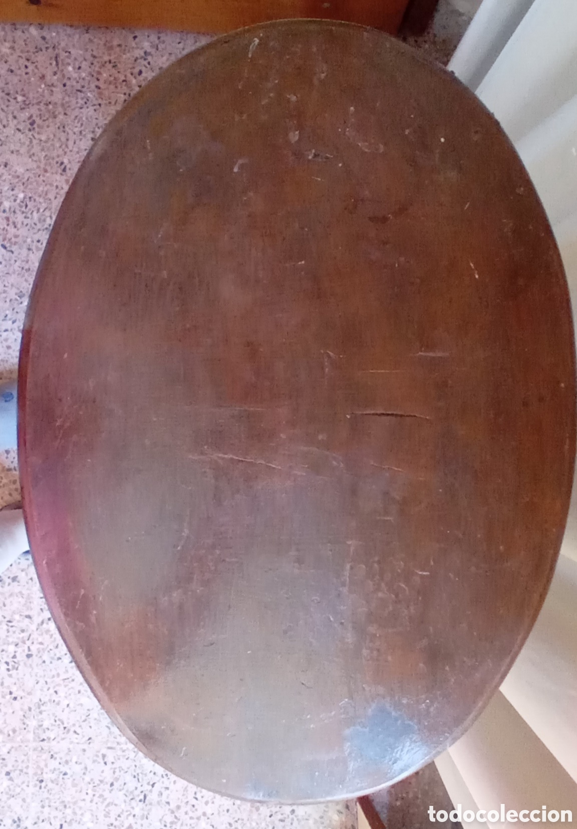 Antig&uuml;edades: MESA ANTIGUA AUXILIAR OVALADA - Foto 12