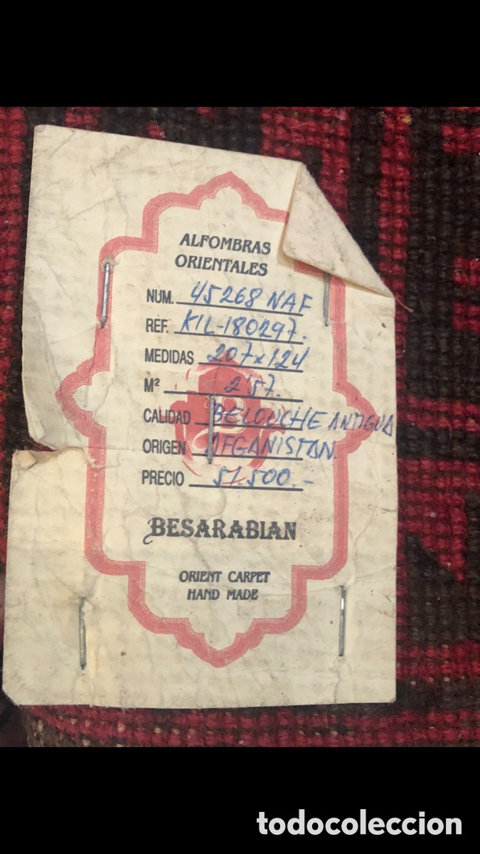Antig&uuml;edades: Antigua alfombra persa - Foto 10