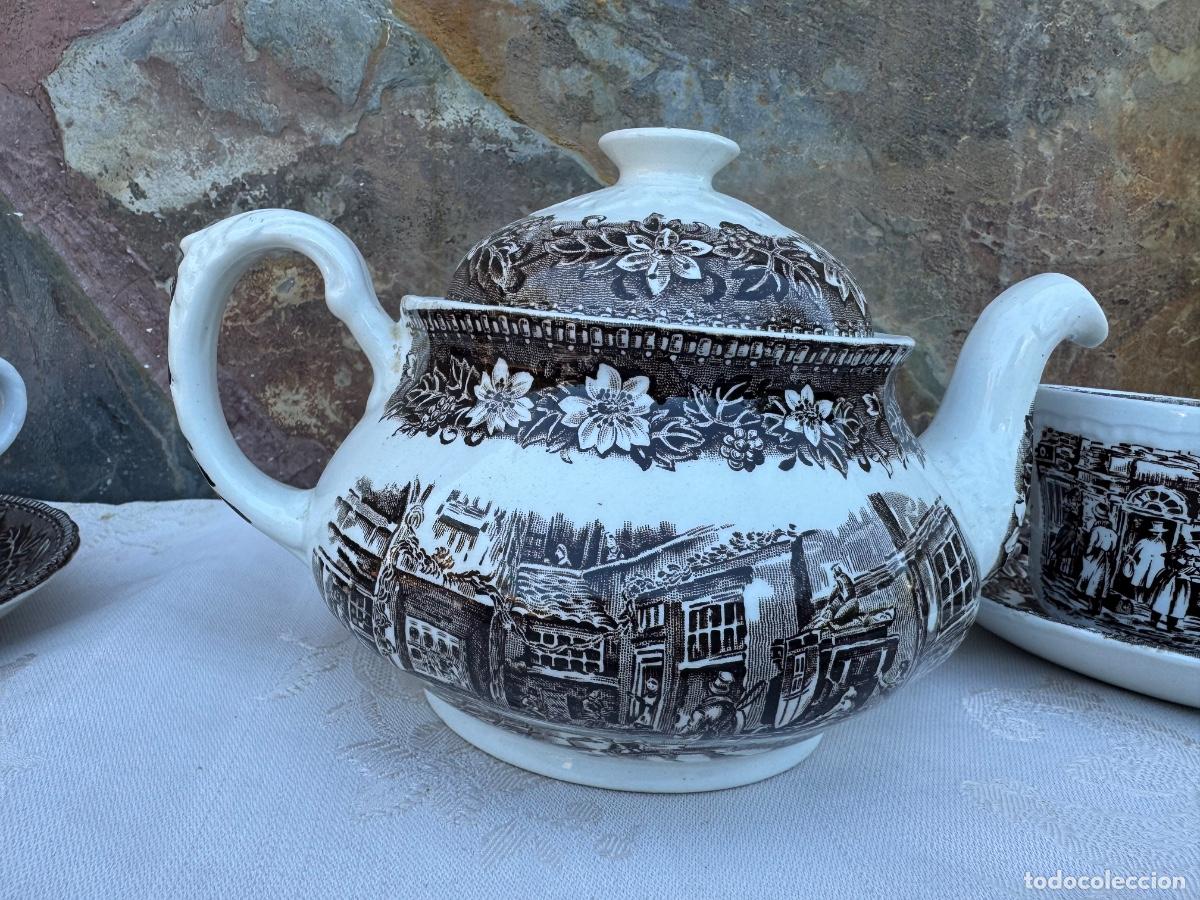 Antig&uuml;edades: Juego de Caf&eacute; Royal Tudor Ware - Foto 4
