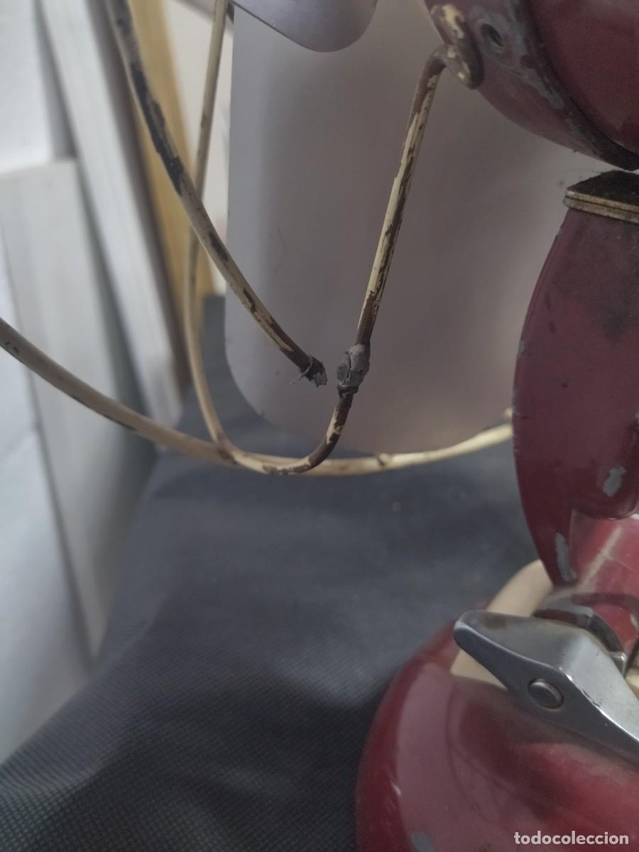 Antig&uuml;edades: Ventilador Philips Burdeos 125v, funcionando. - Foto 3