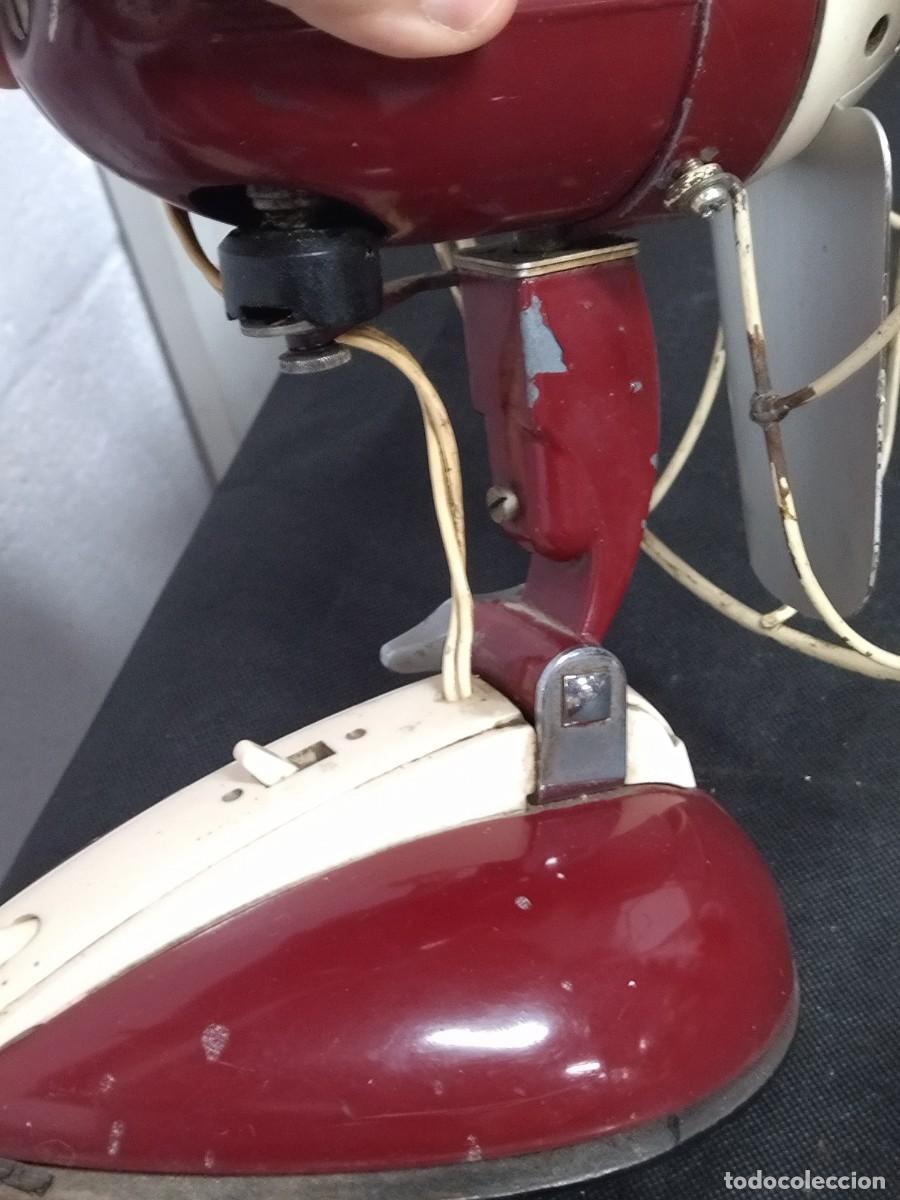 Antig&uuml;edades: Ventilador Philips Burdeos 125v, funcionando. - Foto 5