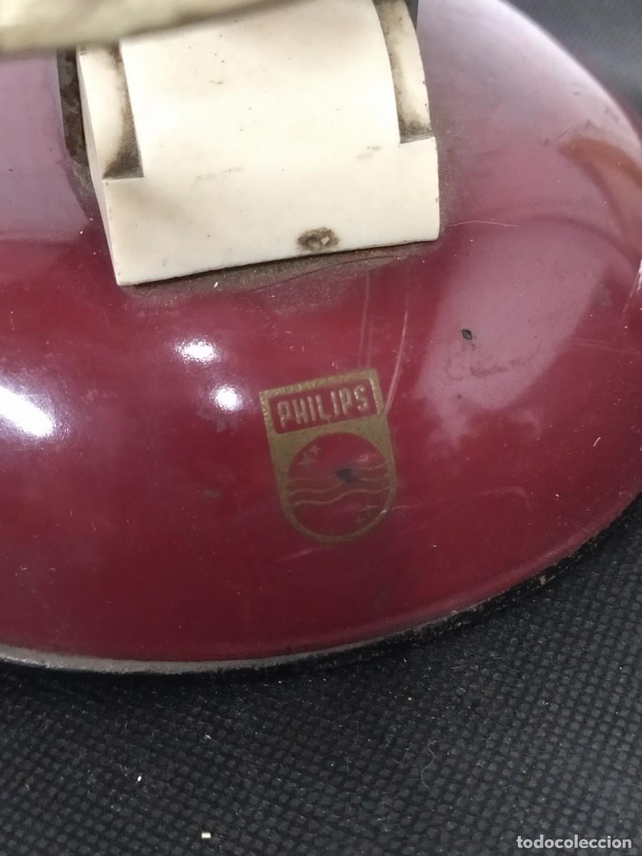 Antig&uuml;edades: Ventilador Philips Burdeos 125v, funcionando. - Foto 7
