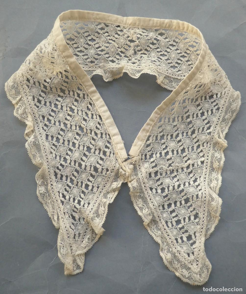 Antig&uuml;edades: ANTIGUO CUELLO DE ENCAJE PPIO.S.XX - Foto 3