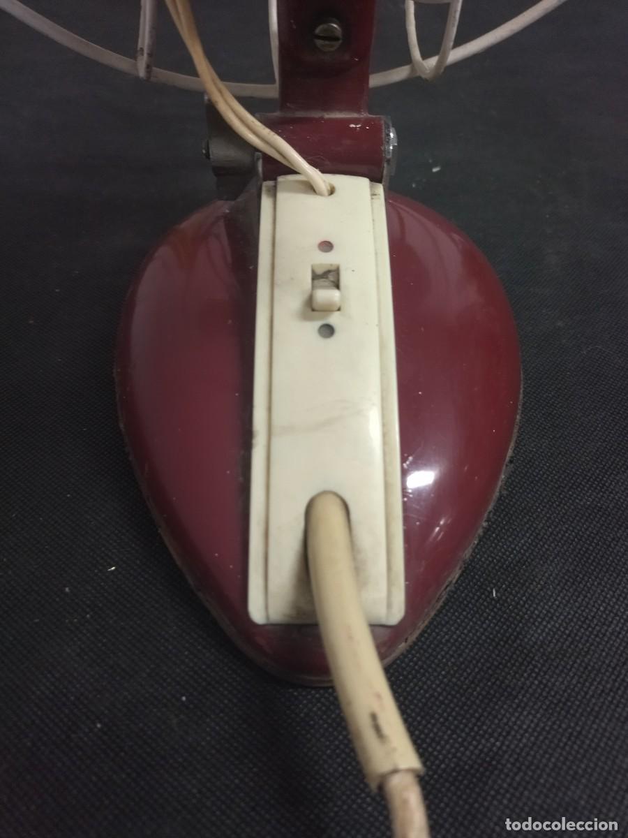 Antig&uuml;edades: Ventilador philips burdeos funcionado 125v - Foto 5