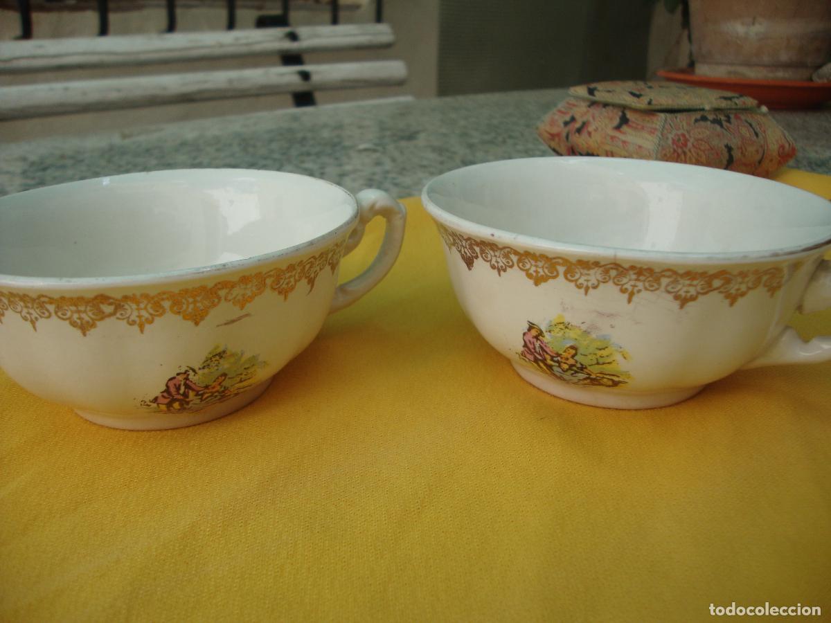 Antig&uuml;edades: dos tazas de la cartuja - Foto 1