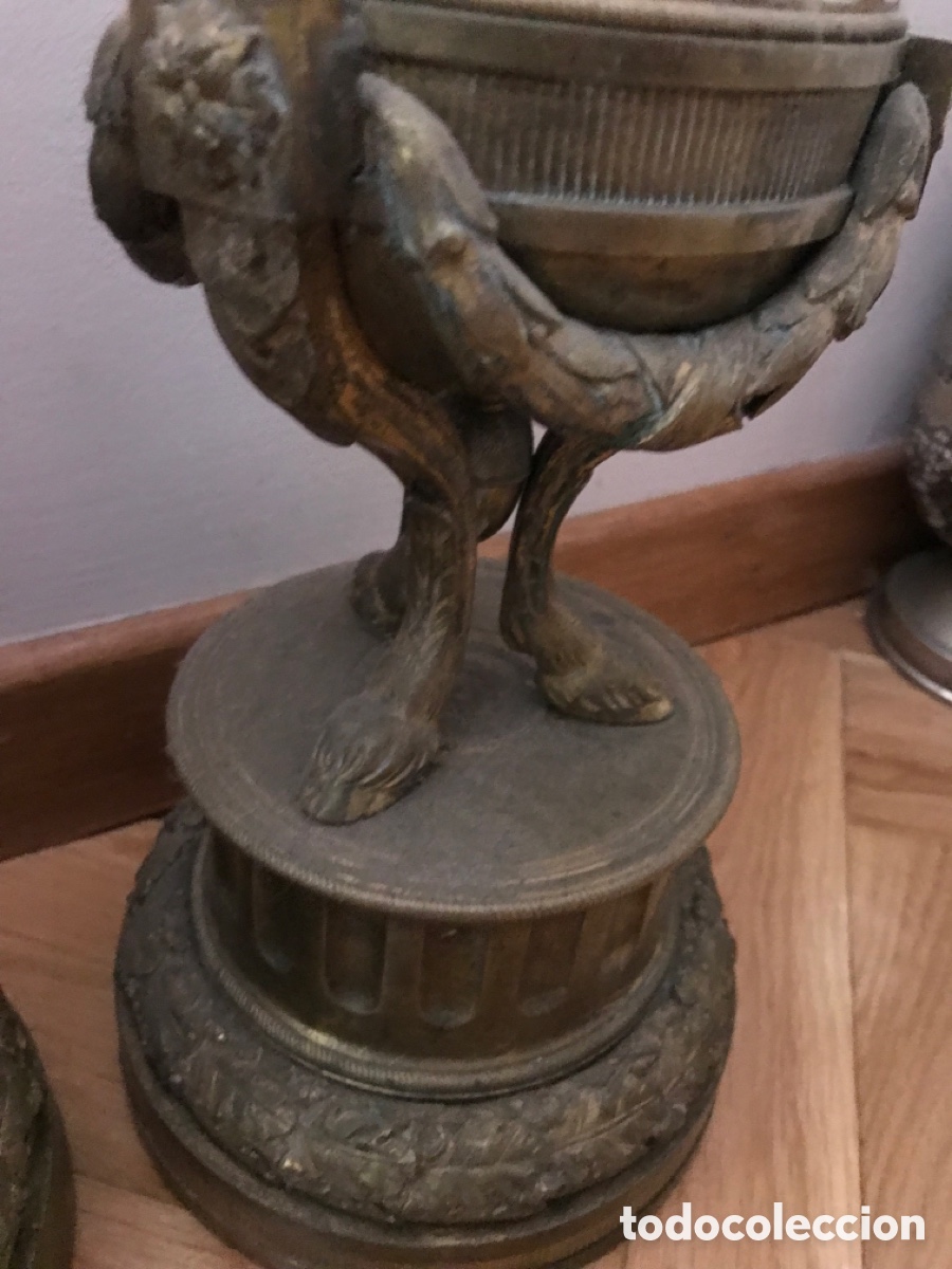Antig&uuml;edades: Pareja de Morillos bronce - Foto 4