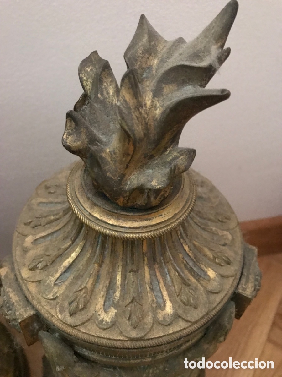 Antig&uuml;edades: Pareja de Morillos bronce - Foto 5
