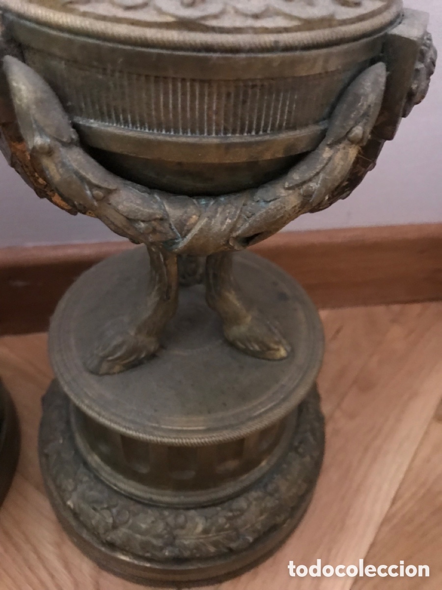 Antig&uuml;edades: Pareja de Morillos bronce - Foto 6