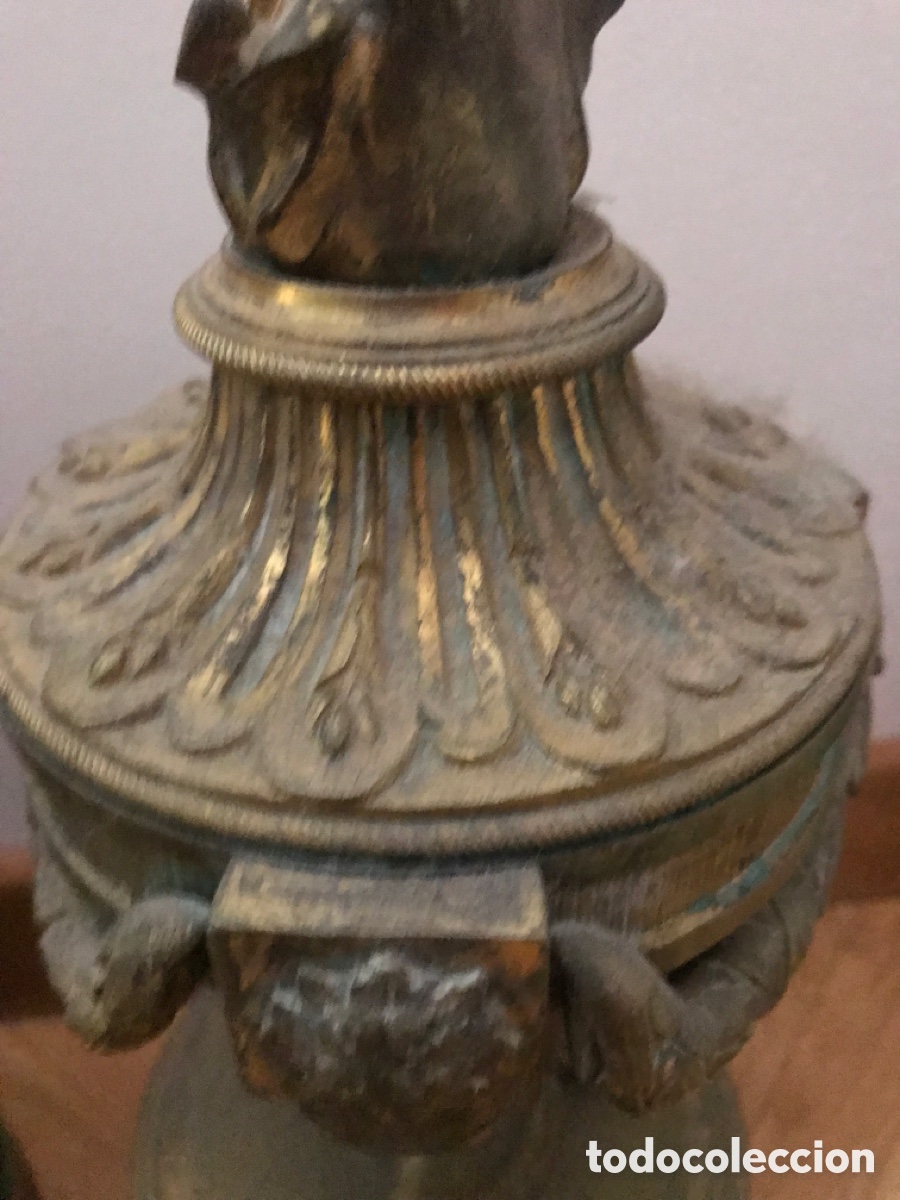 Antig&uuml;edades: Pareja de Morillos bronce - Foto 9