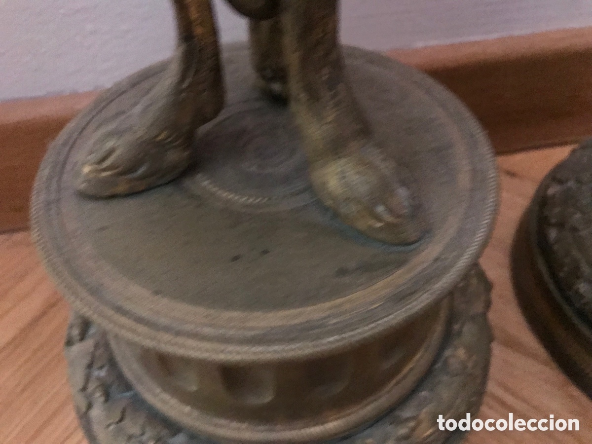 Antig&uuml;edades: Pareja de Morillos bronce - Foto 10