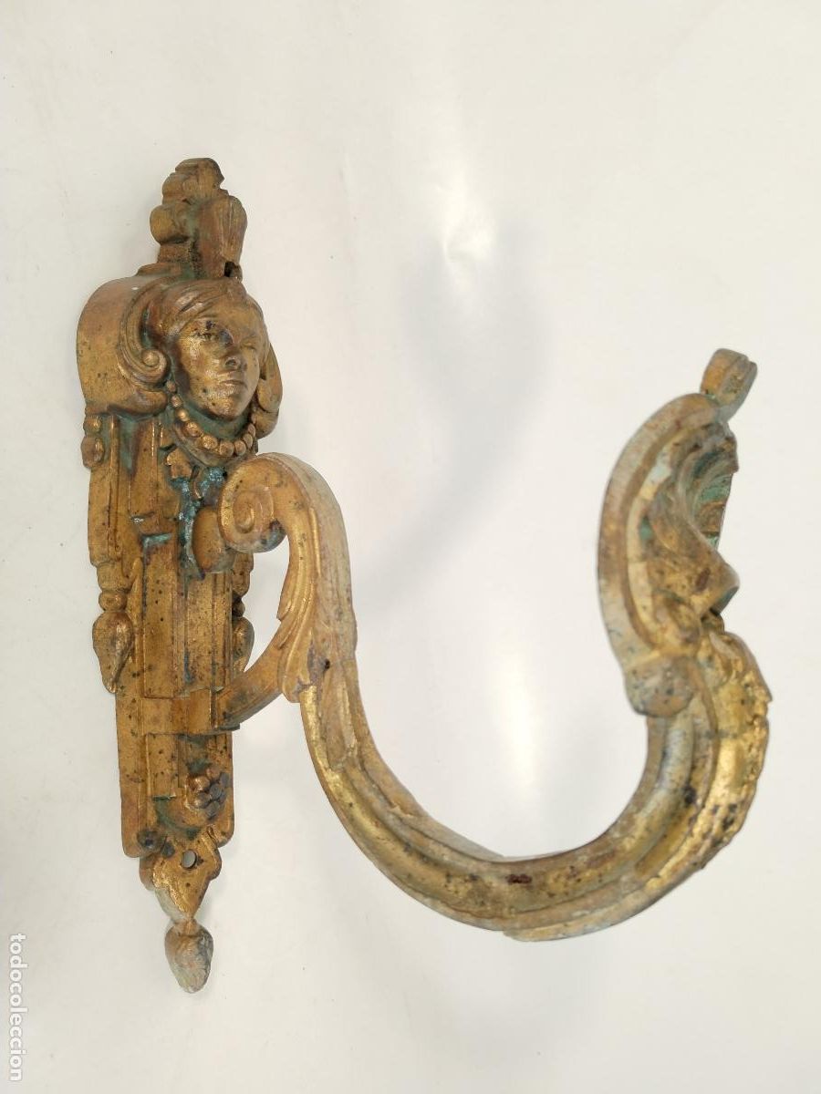 Antig&uuml;edades: alzapa antiguo gancho de bronce - Foto 4