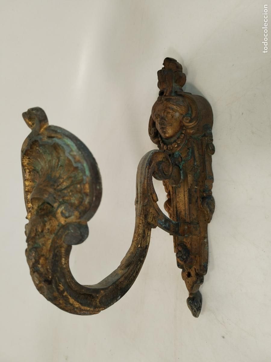 Antig&uuml;edades: alzapa antiguo gancho de bronce - Foto 6