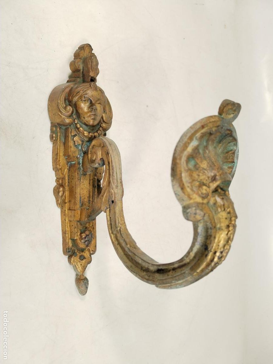 Antig&uuml;edades: alzapa antiguo gancho de bronce - Foto 7