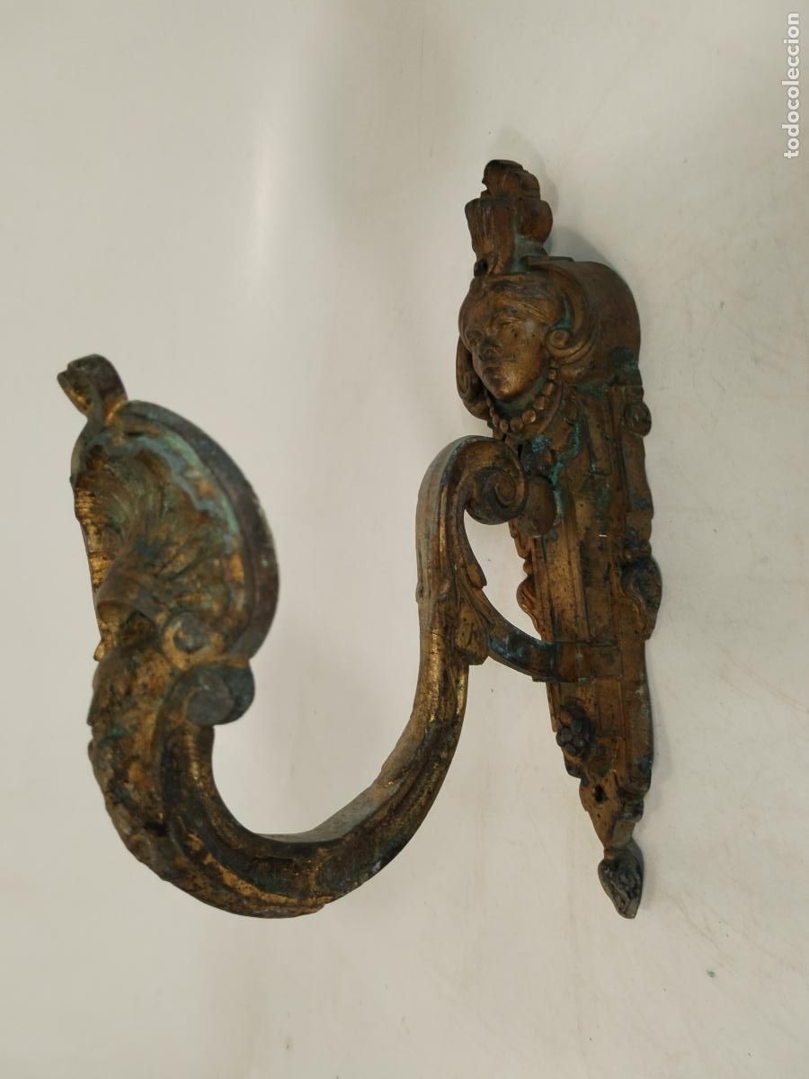 Antig&uuml;edades: alzapa antiguo gancho de bronce - Foto 8