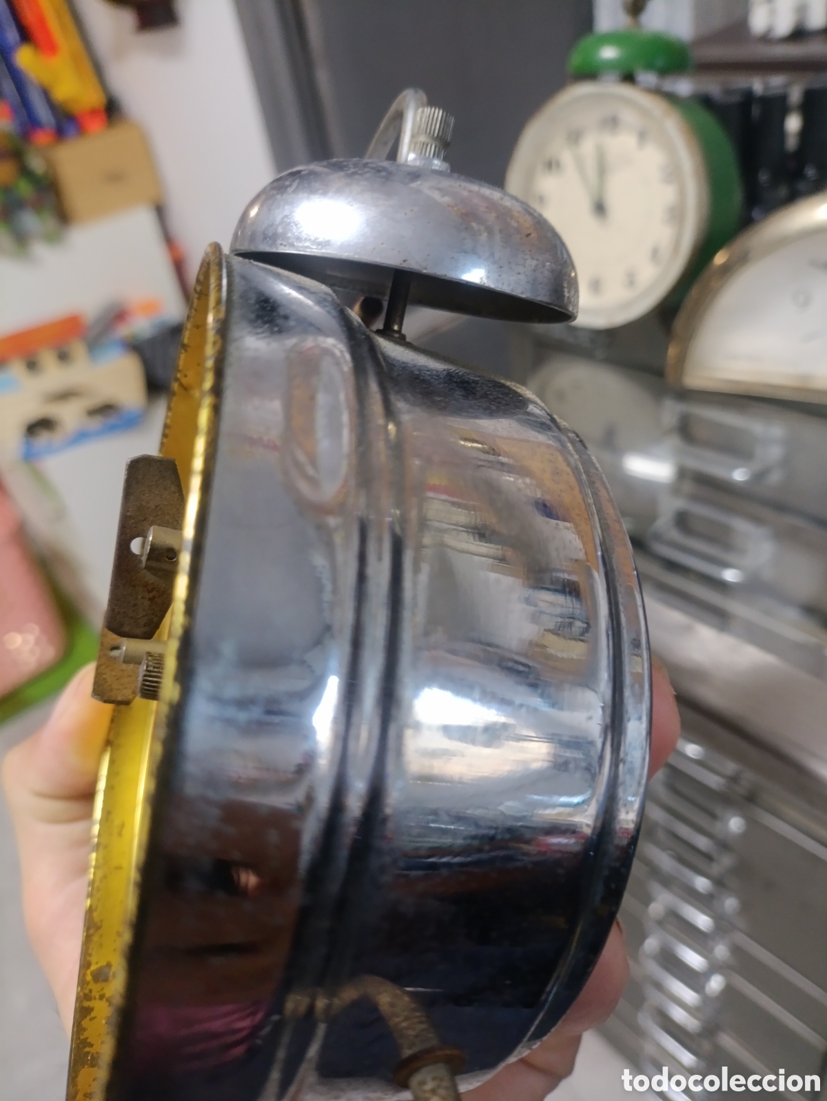 Antig&uuml;edades: Reloj de sobremesa vintage - Foto 4