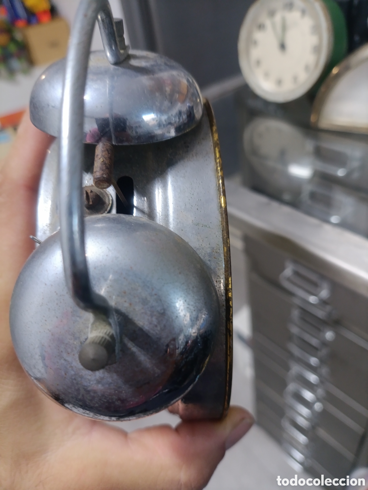 Antig&uuml;edades: Reloj de sobremesa vintage - Foto 5