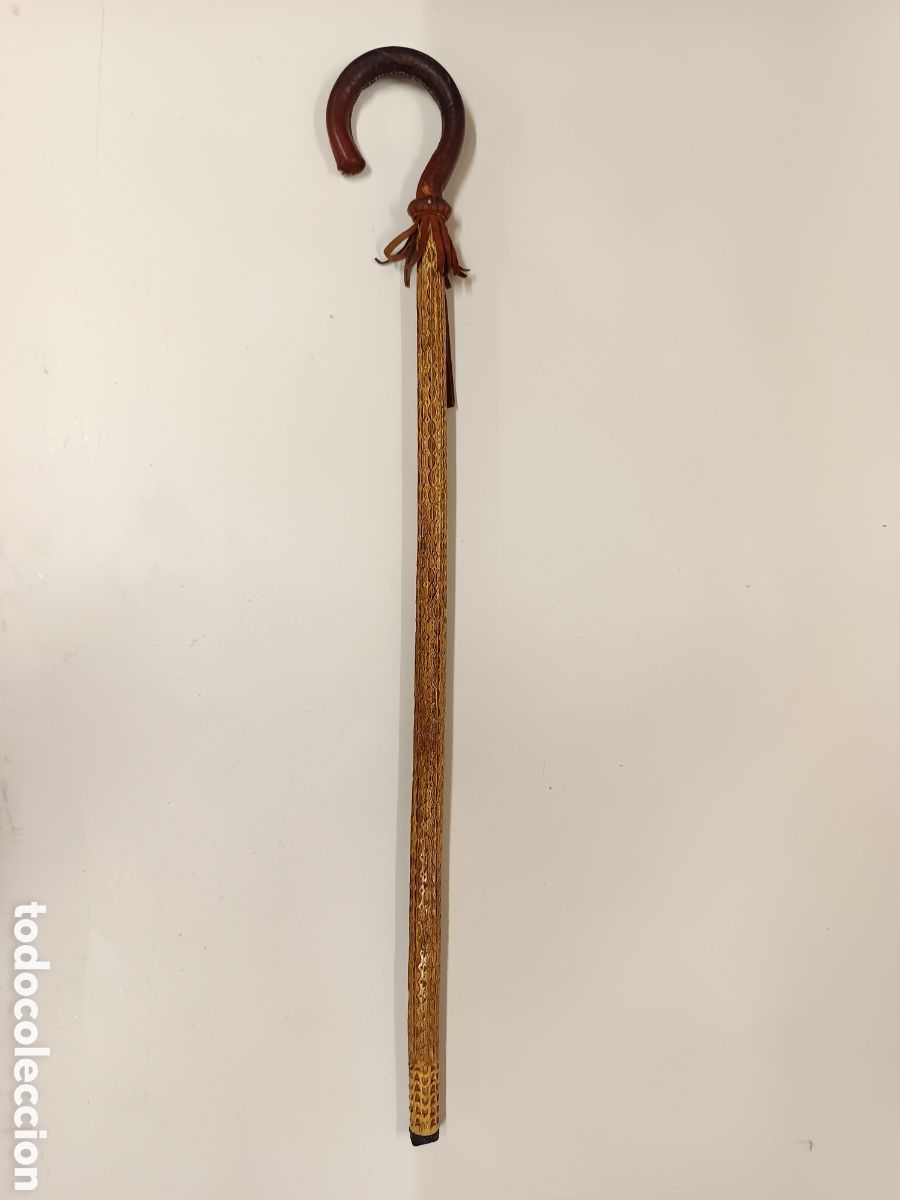 Antig&uuml;edades: Garrota Cachaba bast&oacute;n artesanal - Foto 3