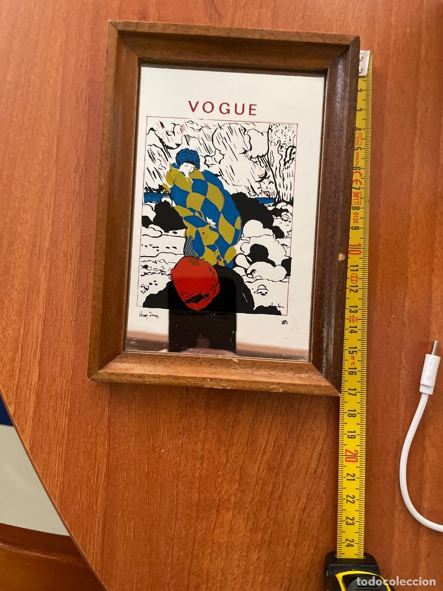 Antig&uuml;edades: Cuadro espejo de Vogue - Foto 2